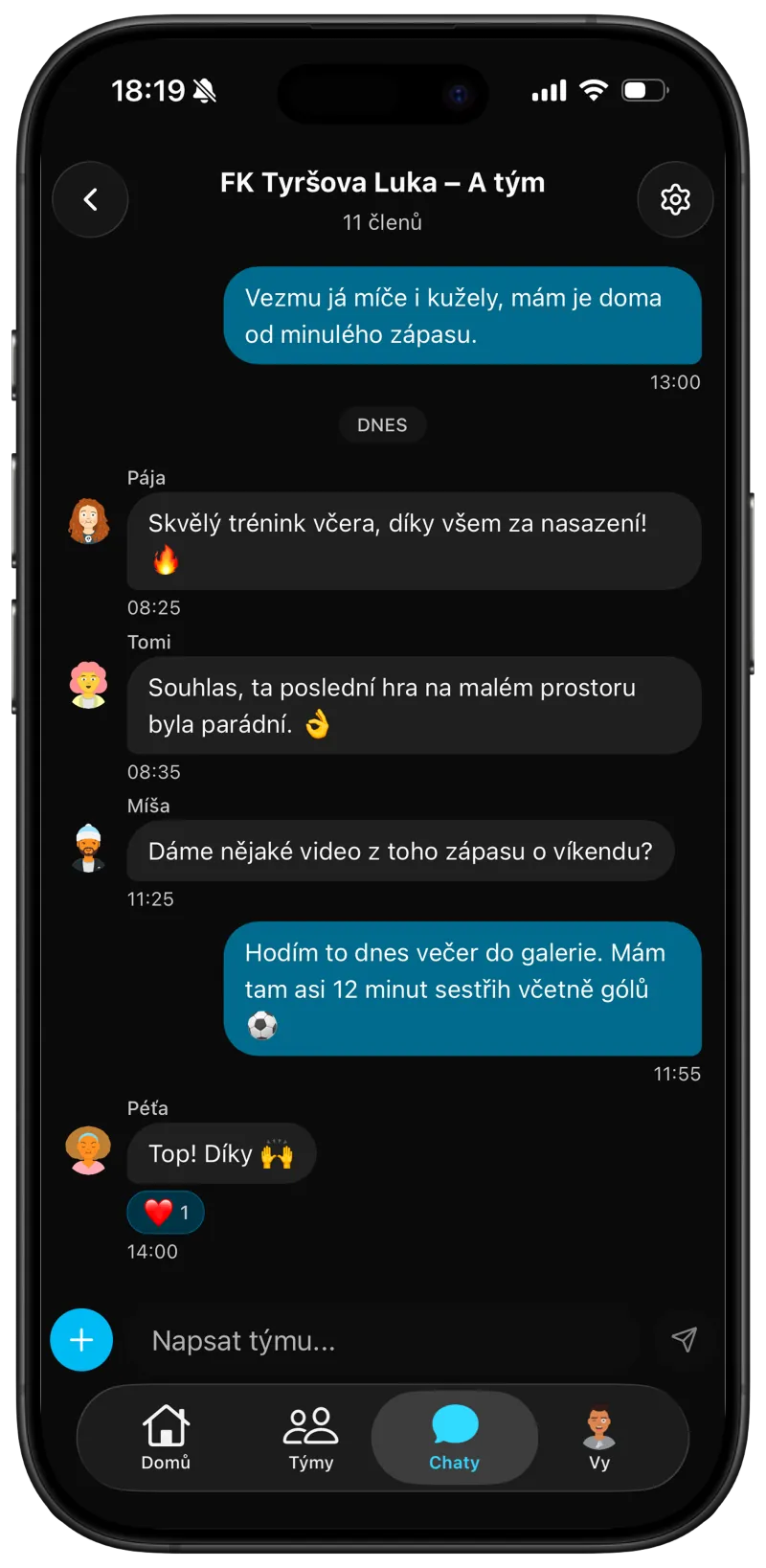 Team chat